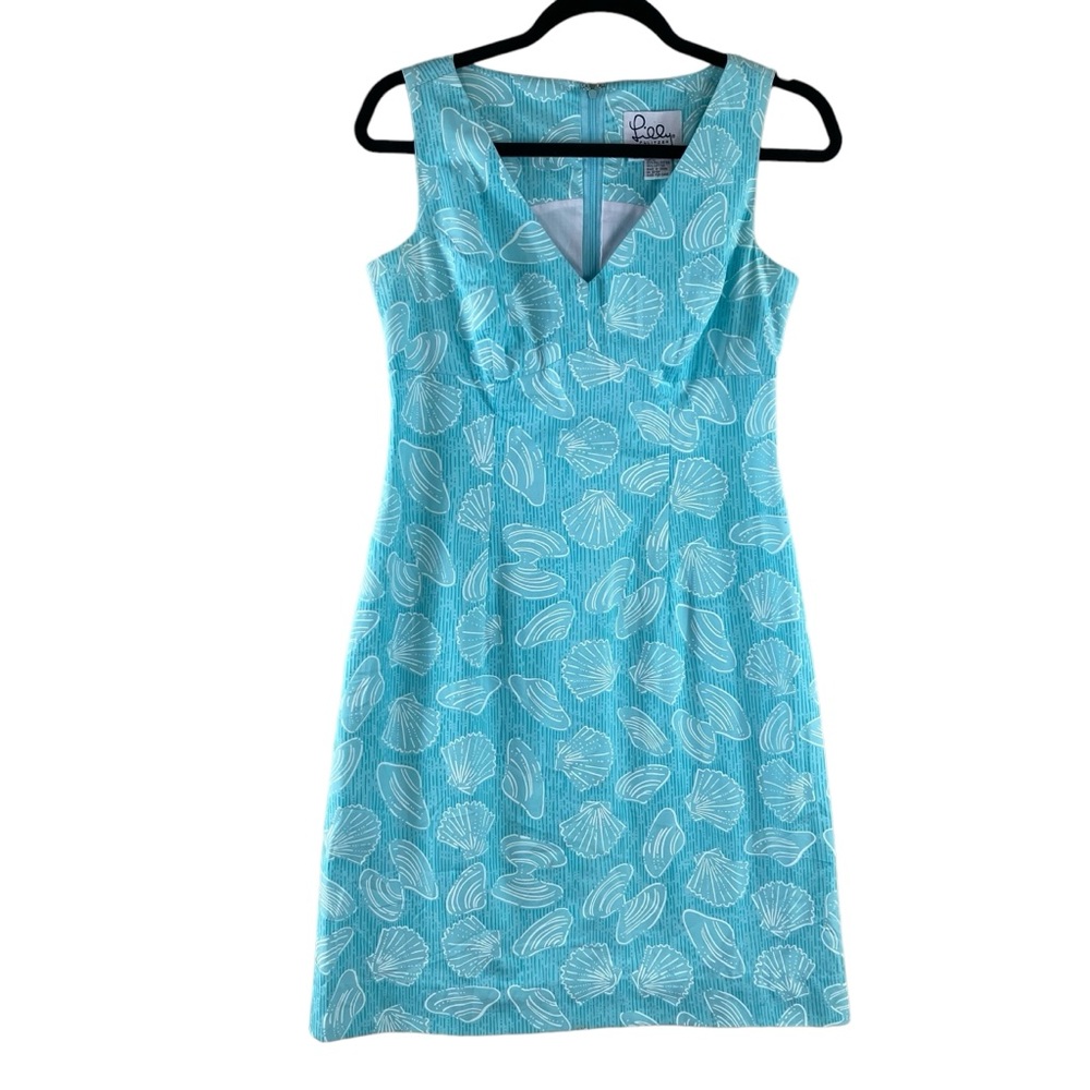Lilly Pulitzer Blue and White Mini Dress